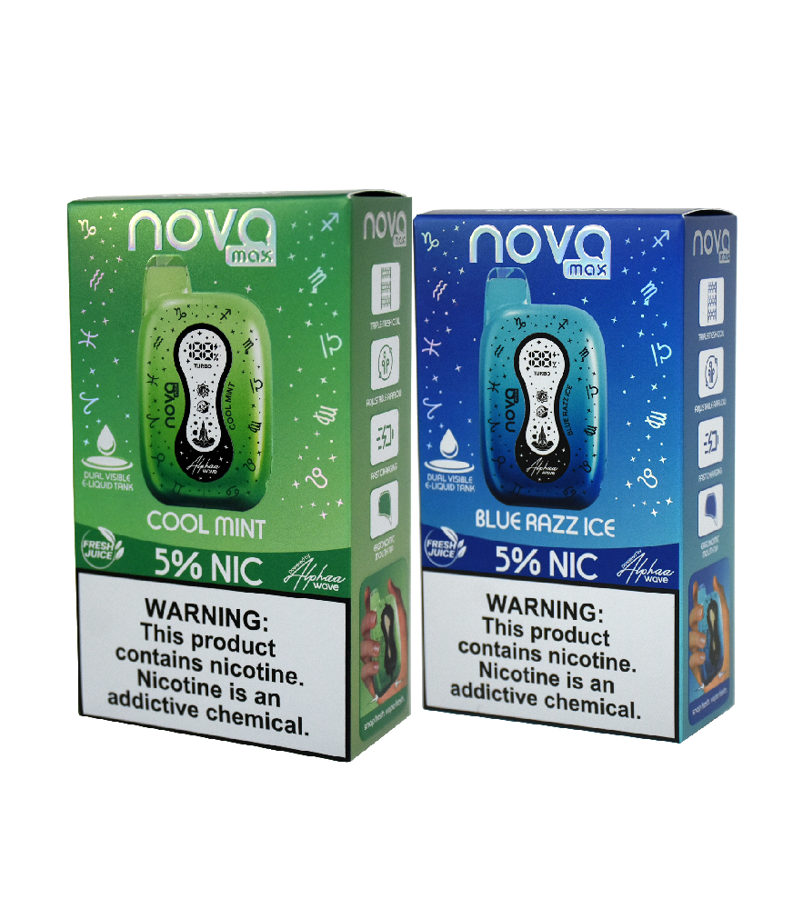 NOVA MAX 一次性电子烟包装盒