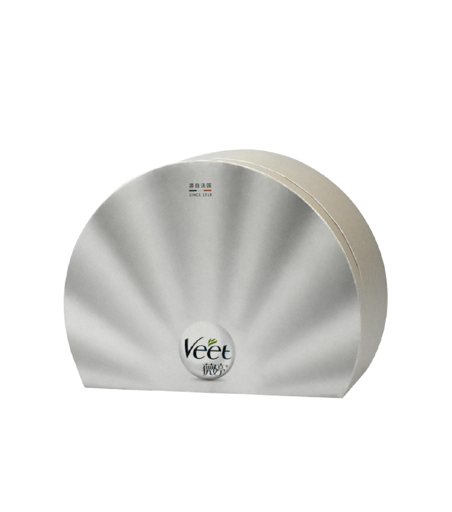 Veet 薇婷半圆形扇形精装翻盖礼盒